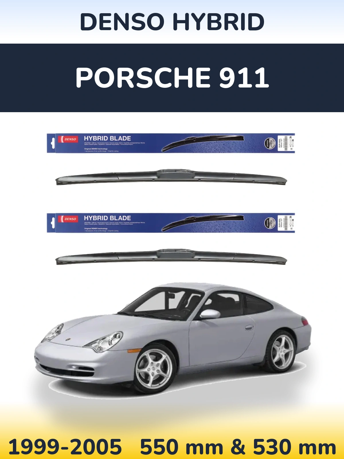 Ștergătoare Denso Hybrid pentru Porsche 911