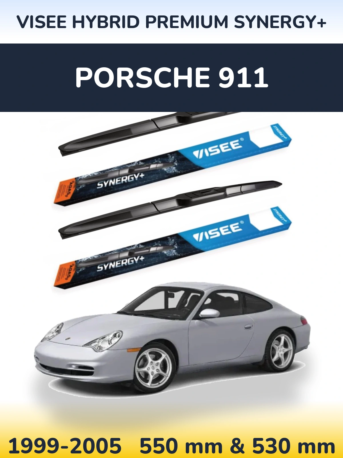 Ștergătoare VISEE HYBRID PREMIUM SYNERGY+ pentru Porsche 911