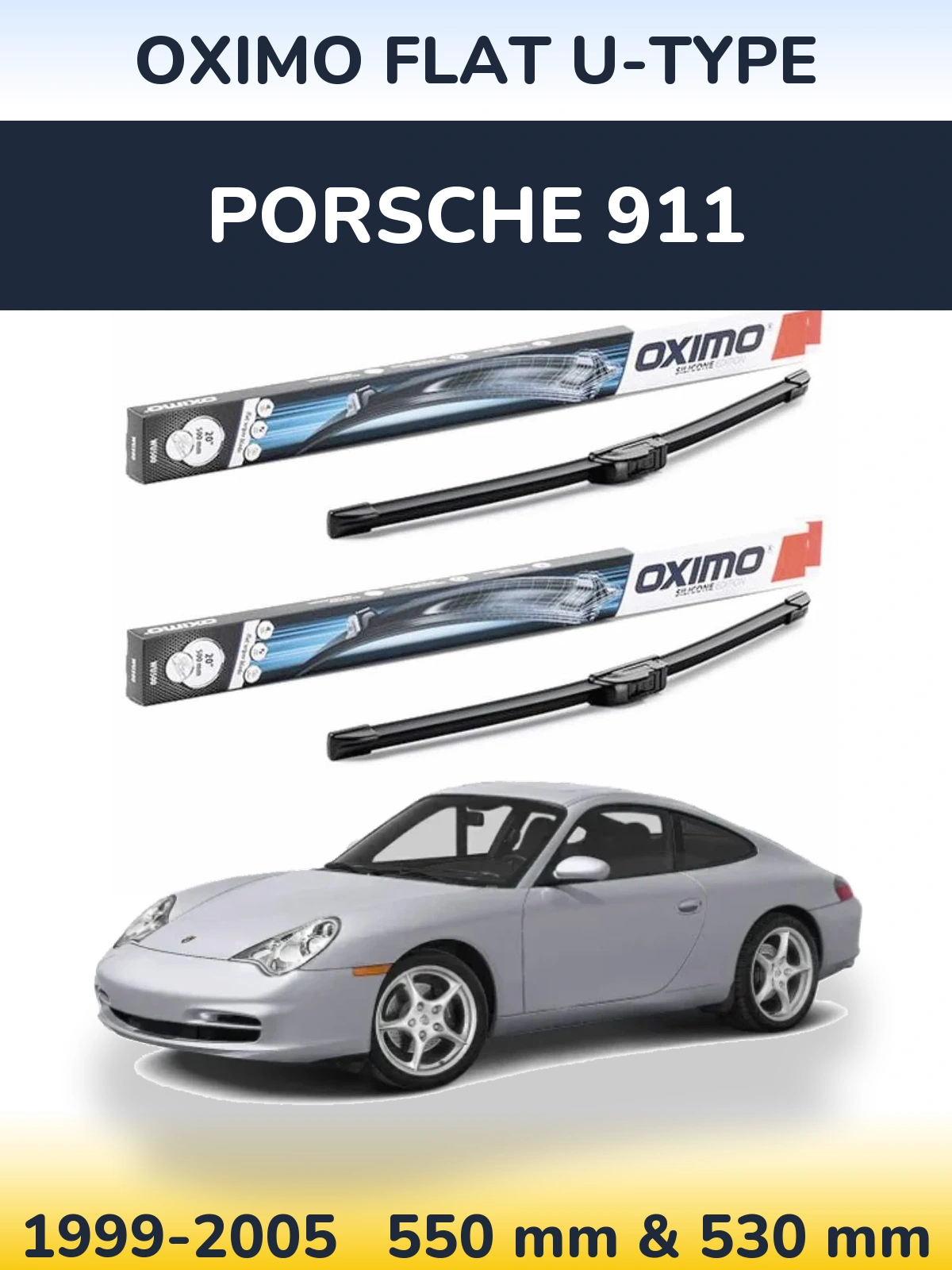 Ștergătoare Oximo Flat U-type pentru Porsche 911