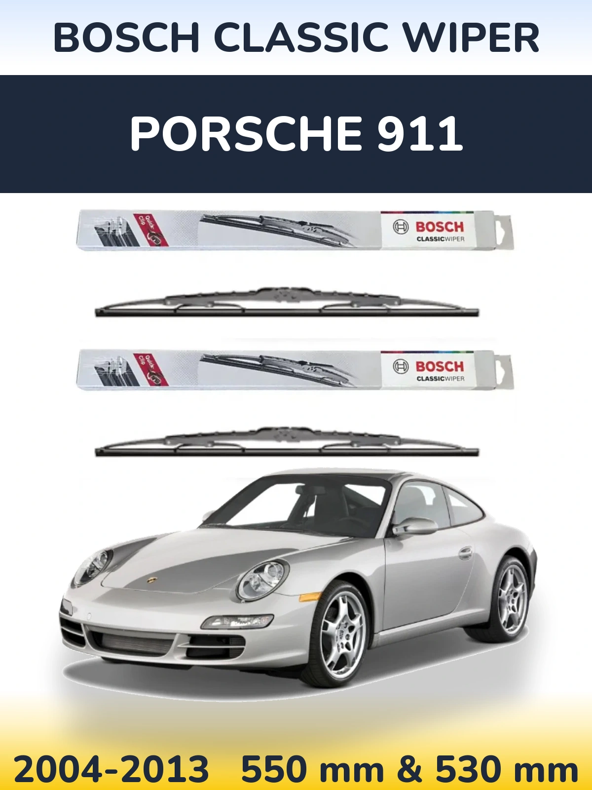 Ștergătoare BOSCH Classic Wiper pentru Porsche 911