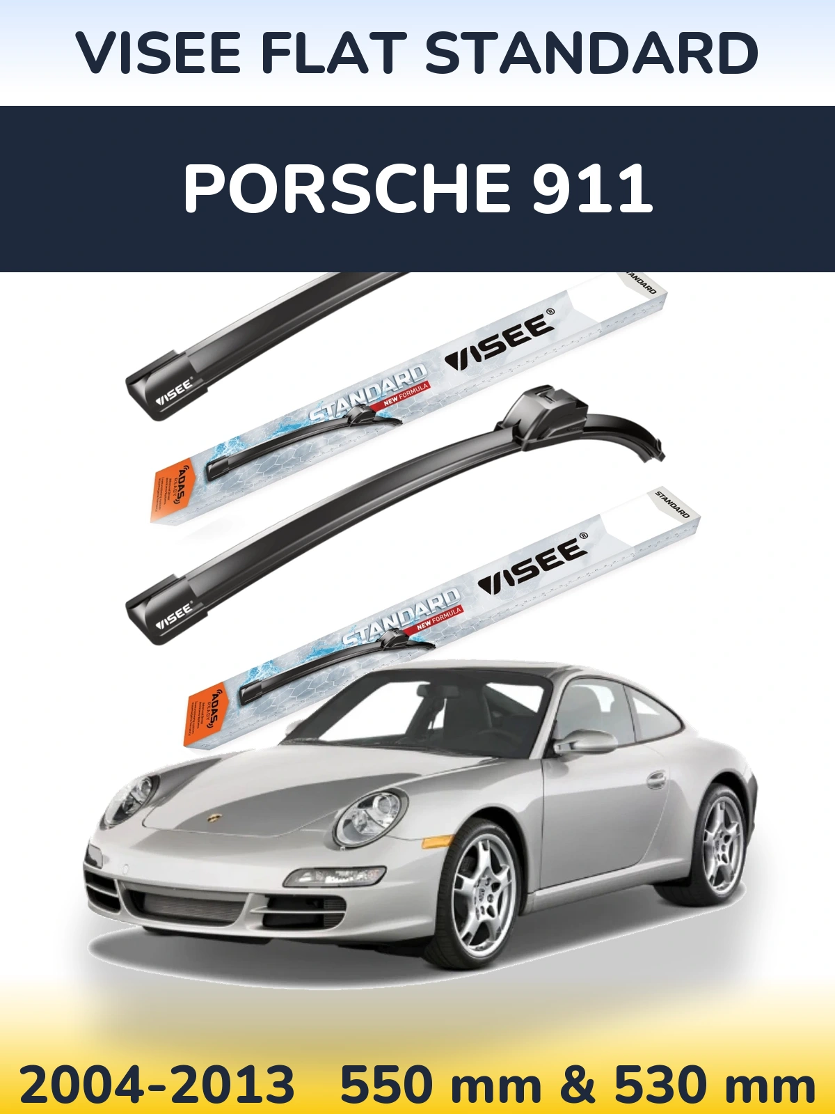 Ștergătoare VISEE FLAT STANDARD pentru Porsche 911