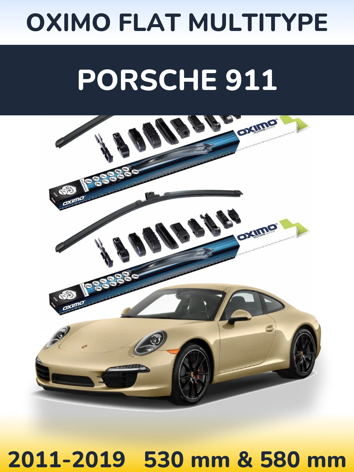 Ștergătoare Oximo Flat MultiTipe pentru Porsche 911