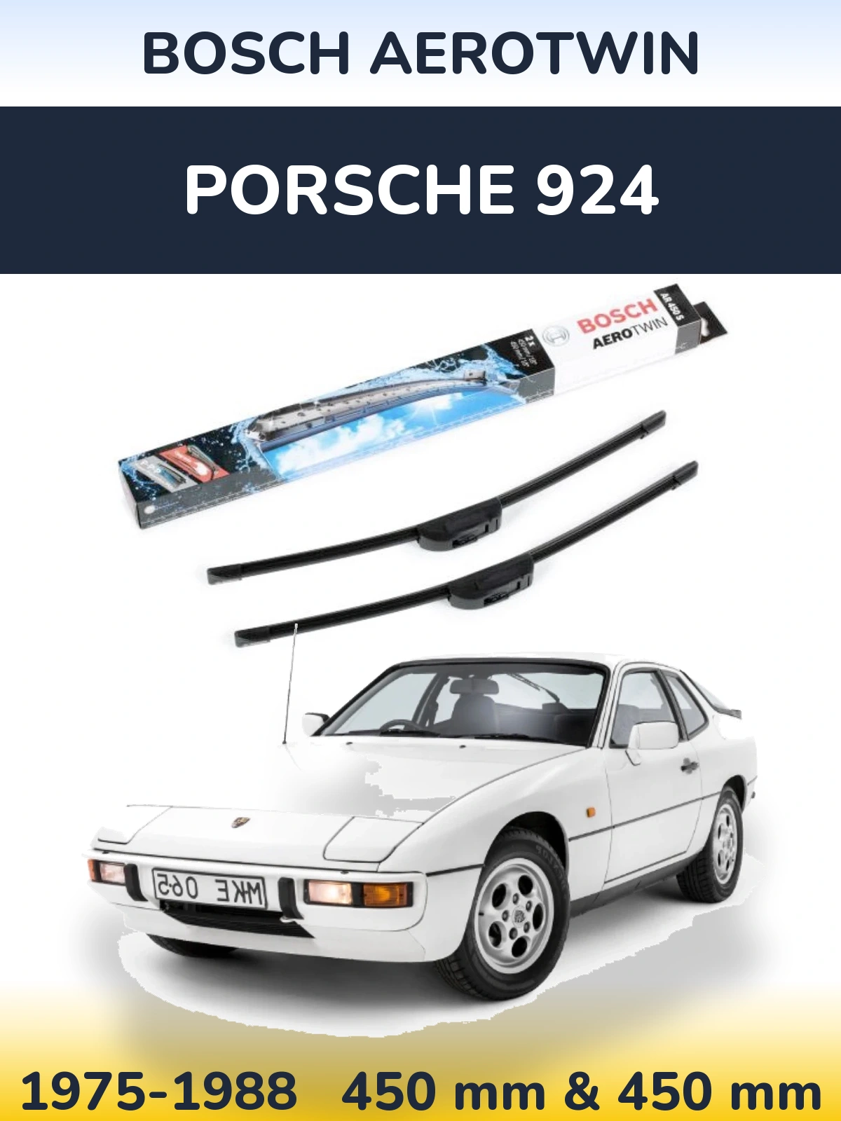 Ștergătoare BOSCH AeroTwin pentru Porsche 924