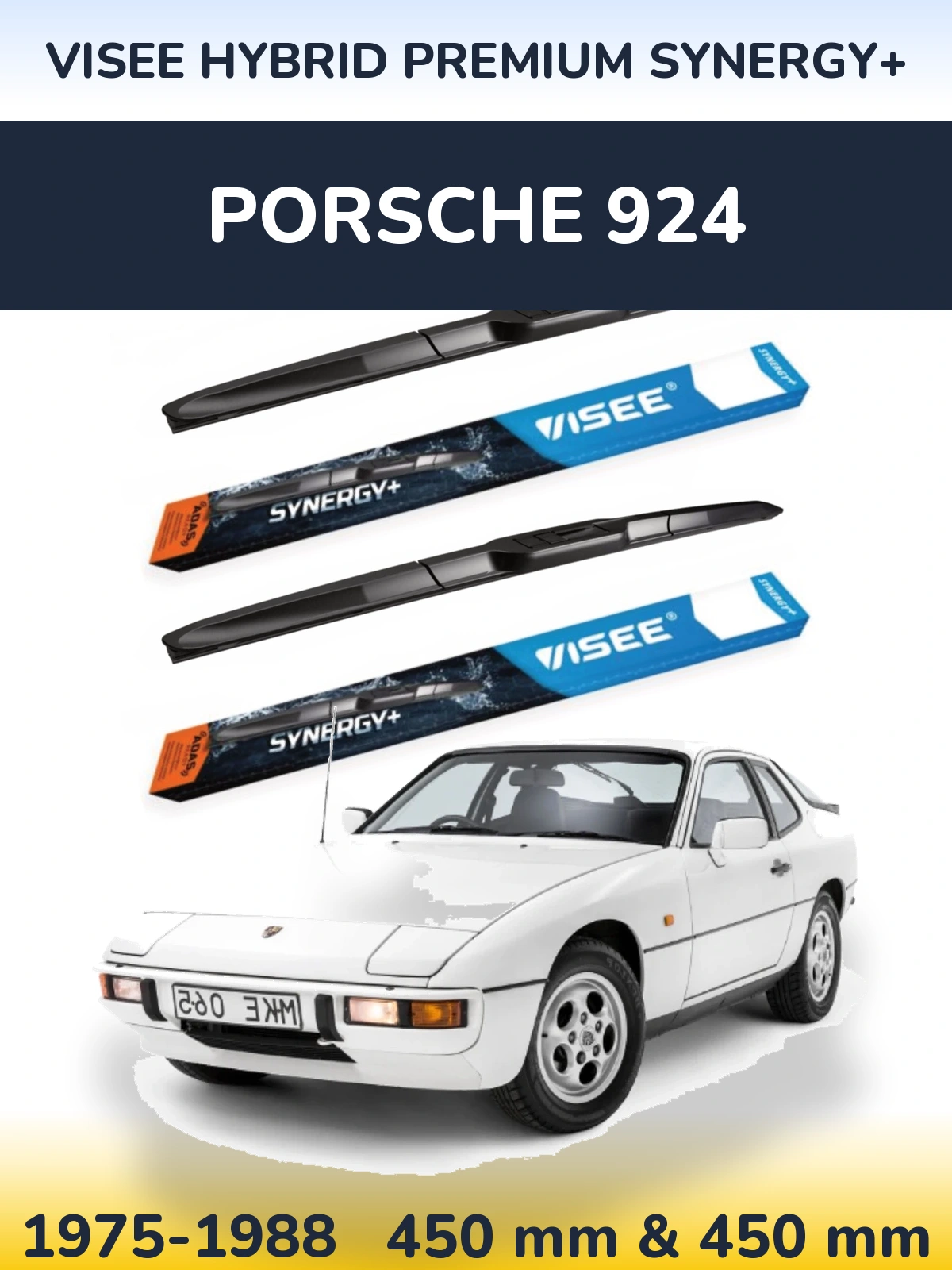 Ștergătoare VISEE HYBRID PREMIUM SYNERGY+ pentru Porsche 924