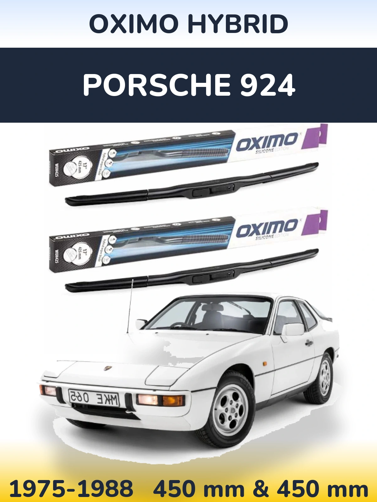 Ștergătoare Oximo Hybrid pentru Porsche 924