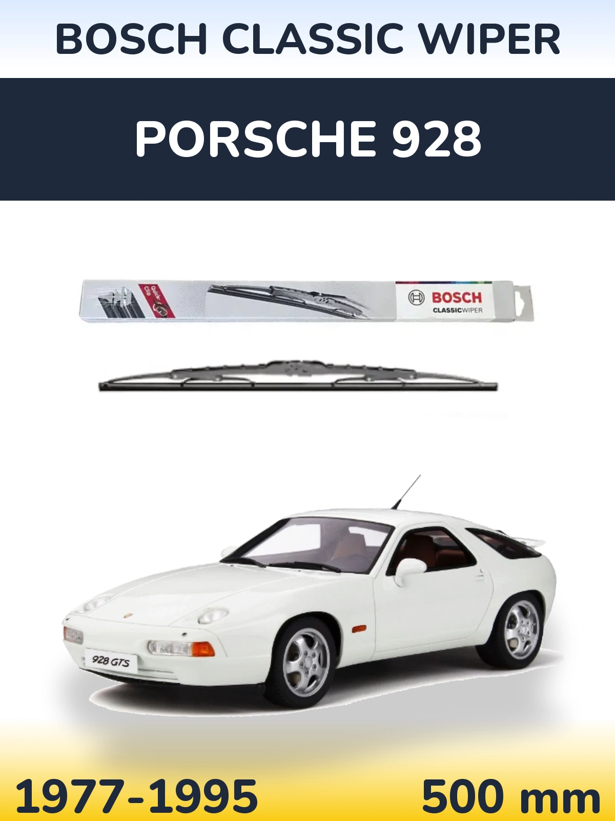 Ștergătoare BOSCH Classic Wiper pentru Porsche 928