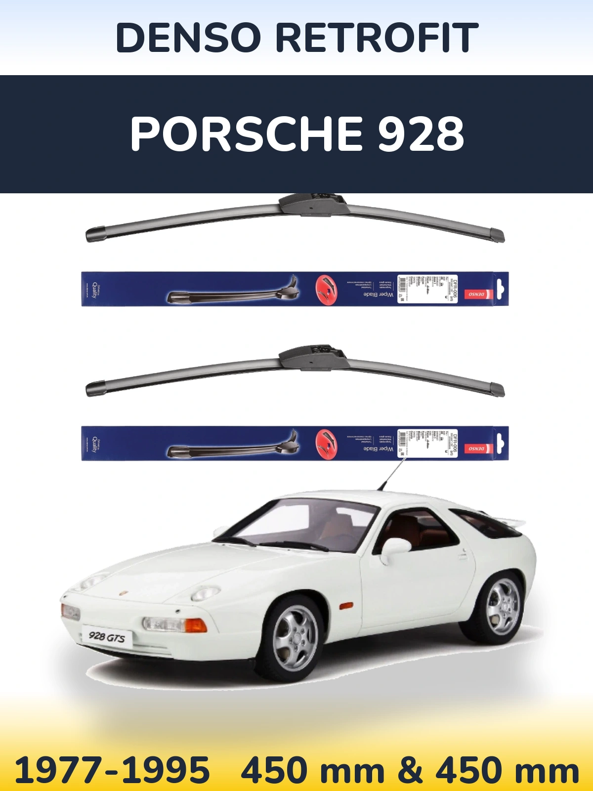 Ștergătoare Denso Retrofit pentru Porsche 928