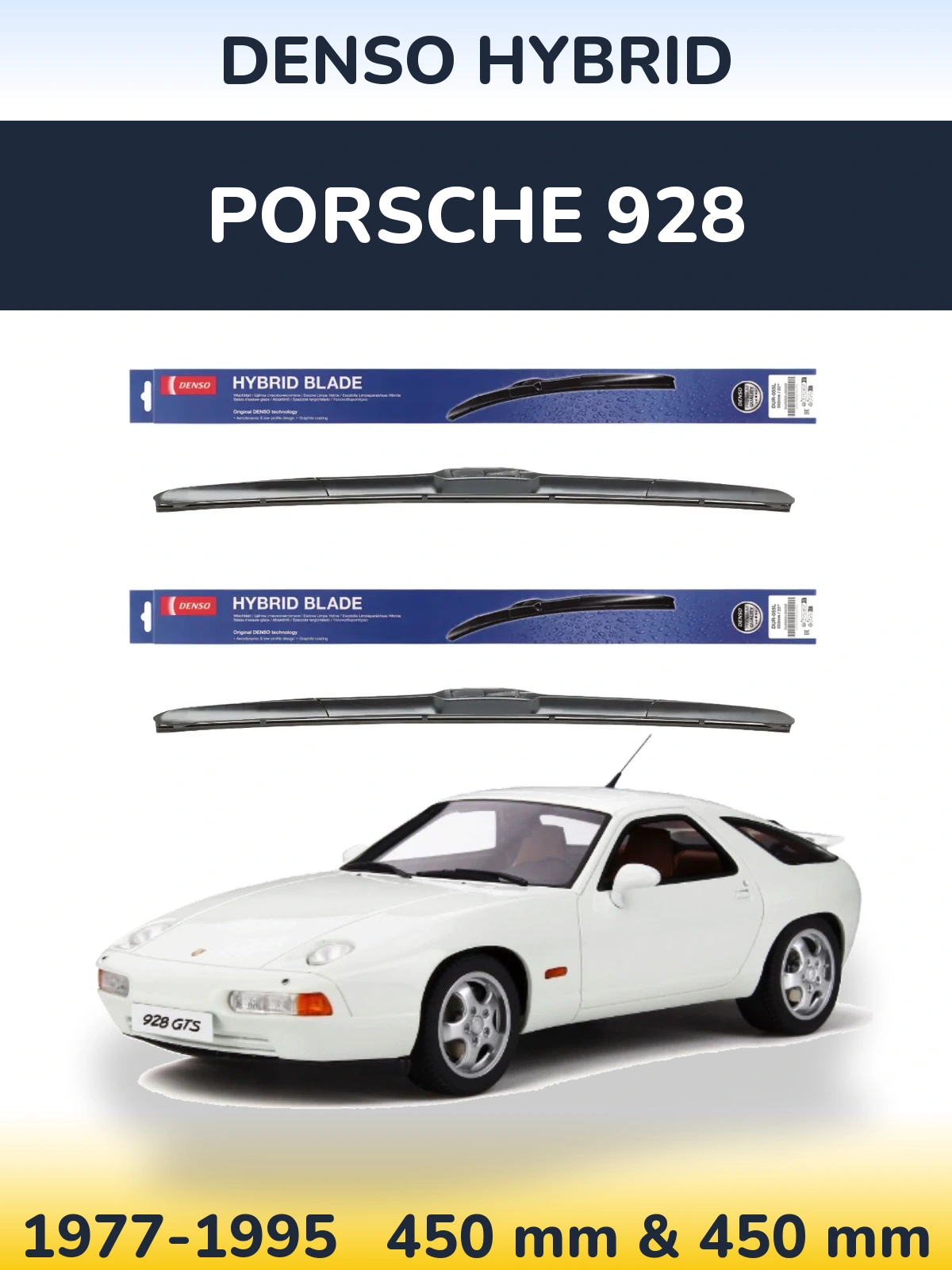 Ștergătoare Denso Hybrid pentru Porsche 928