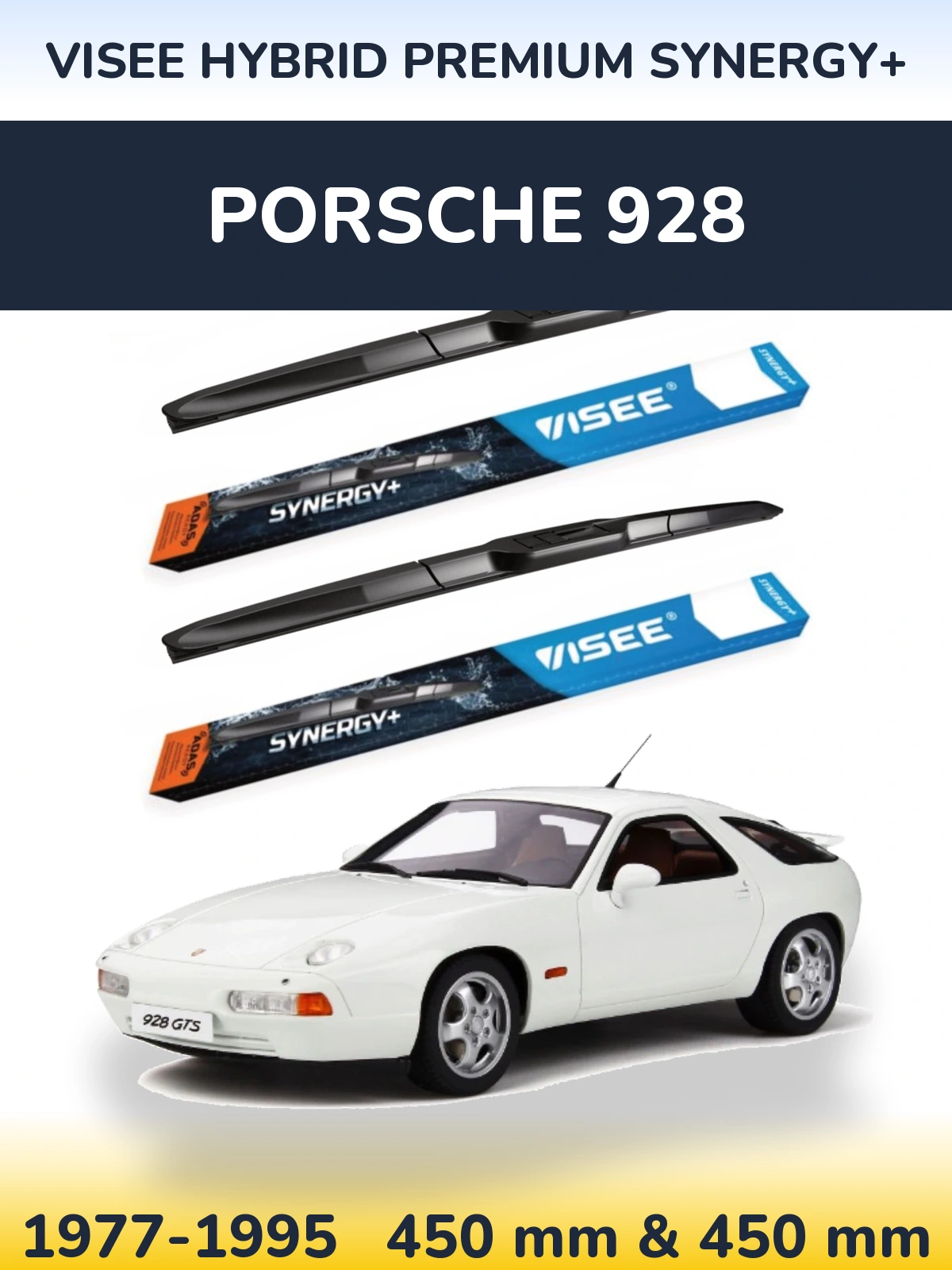 Ștergătoare VISEE HYBRID PREMIUM SYNERGY+ pentru Porsche 928