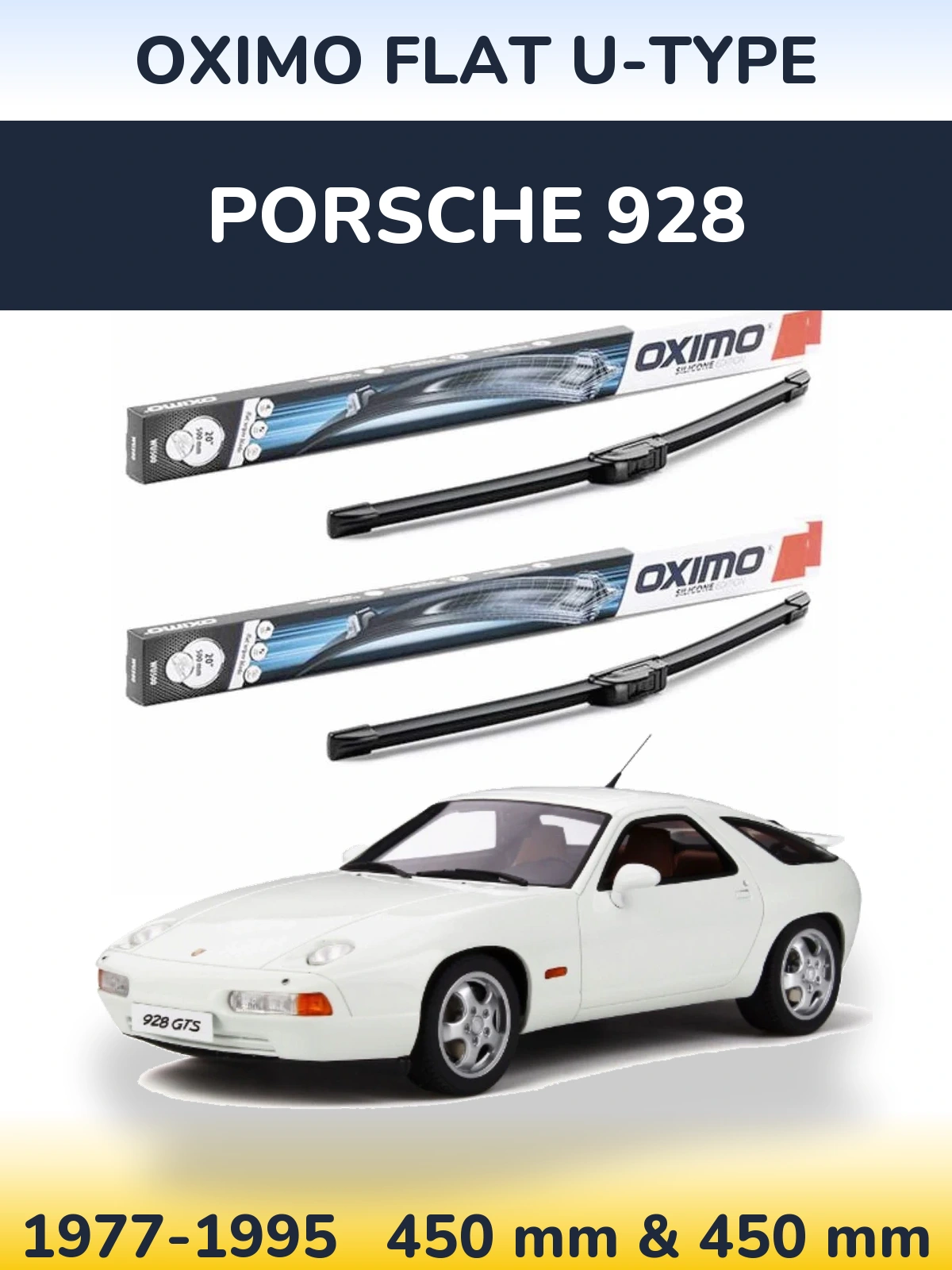 Ștergătoare Oximo Flat U-type pentru Porsche 928