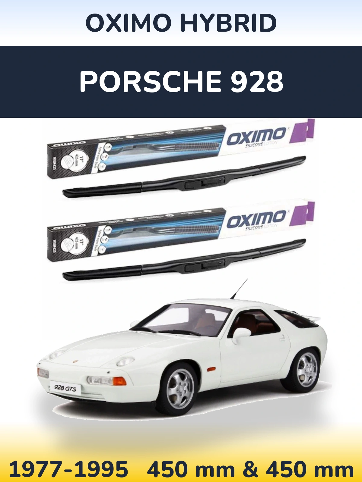 Ștergătoare Oximo Hybrid pentru Porsche 928