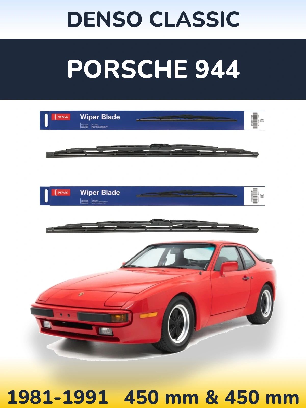 Ștergătoare Denso Classic pentru Porsche 944