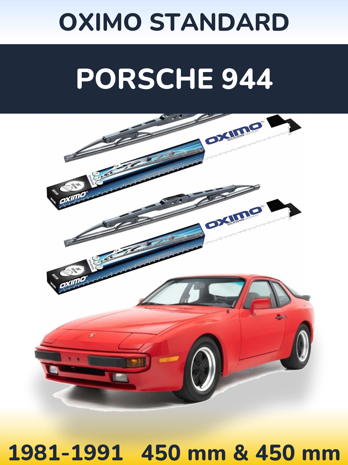 Ștergătoare Oximo Standard pentru Porsche 944