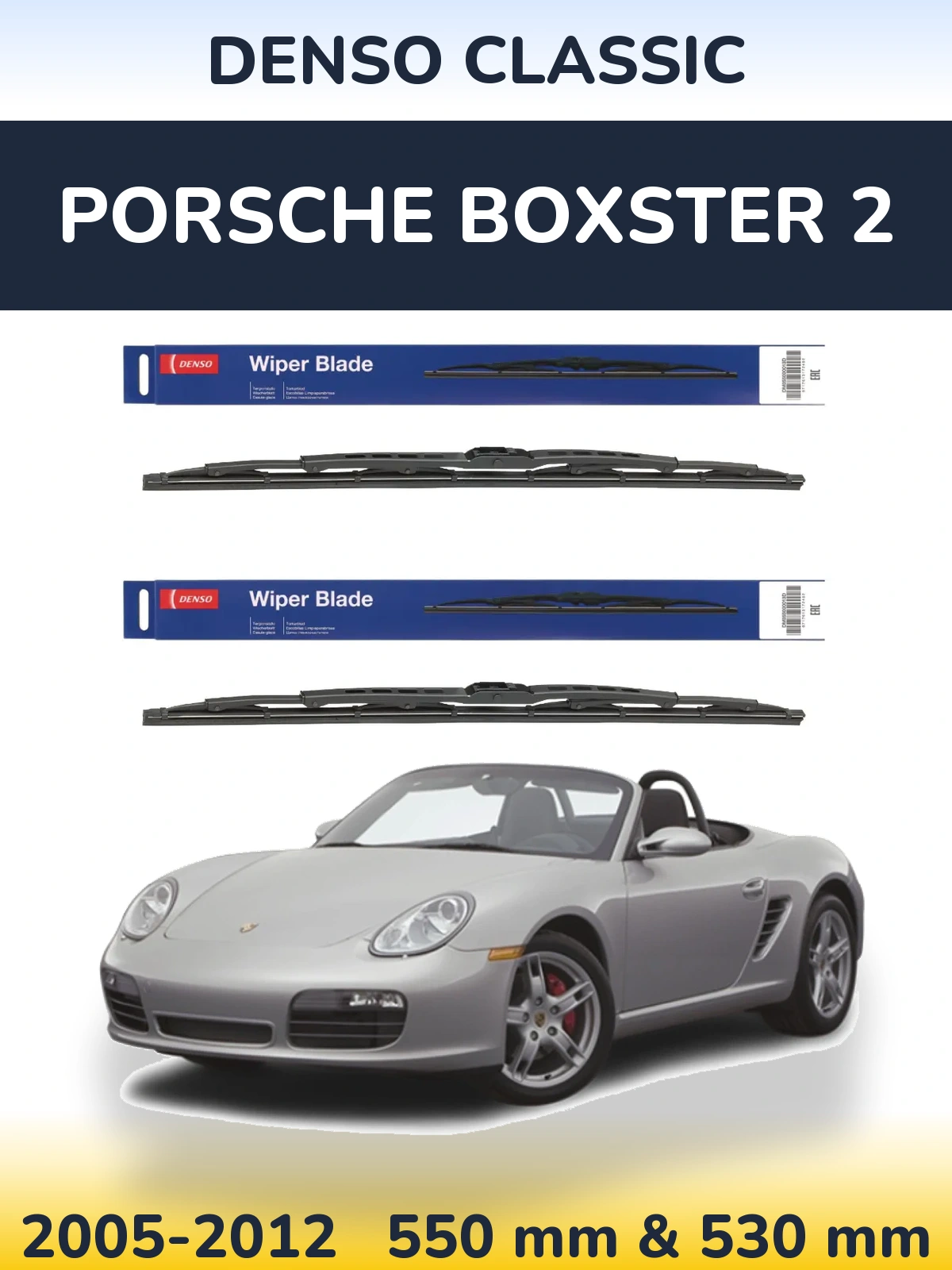 Ștergătoare Denso Classic pentru Porsche Boxster 2