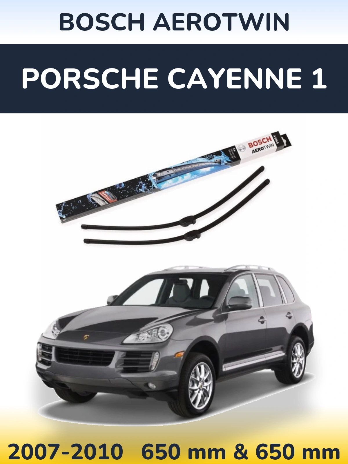 Ștergătoare BOSCH AeroTwin pentru Porsche Cayenne 1