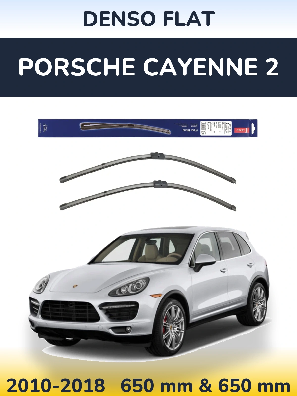 Ștergătoare Denso Flat pentru Porsche Cayenne 2