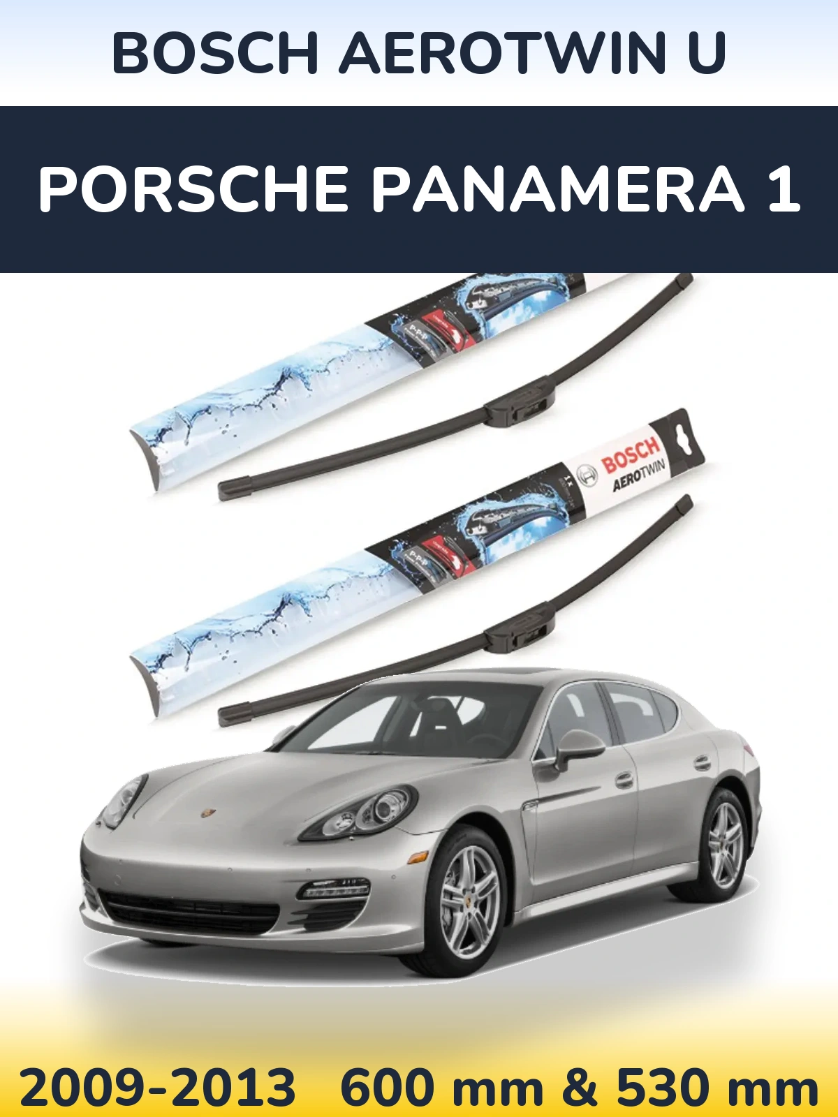 Ștergătoare BOSCH AeroTwin U pentru Porsche Panamera 1