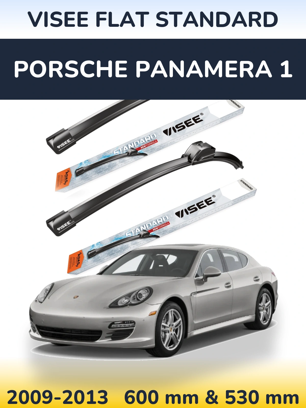 Ștergătoare VISEE FLAT STANDARD pentru Porsche Panamera 1
