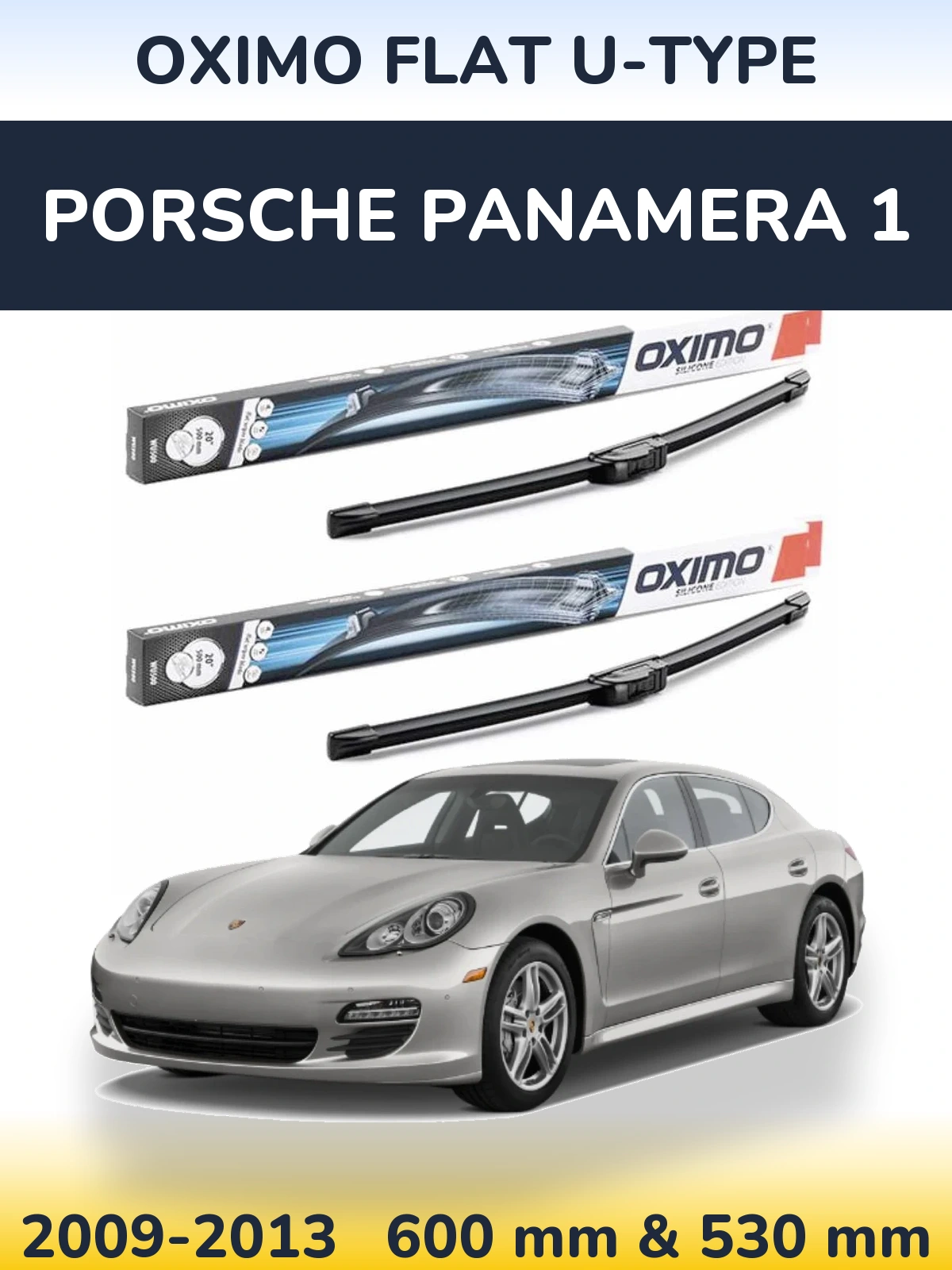 Ștergătoare Oximo Flat U-type pentru Porsche Panamera 1