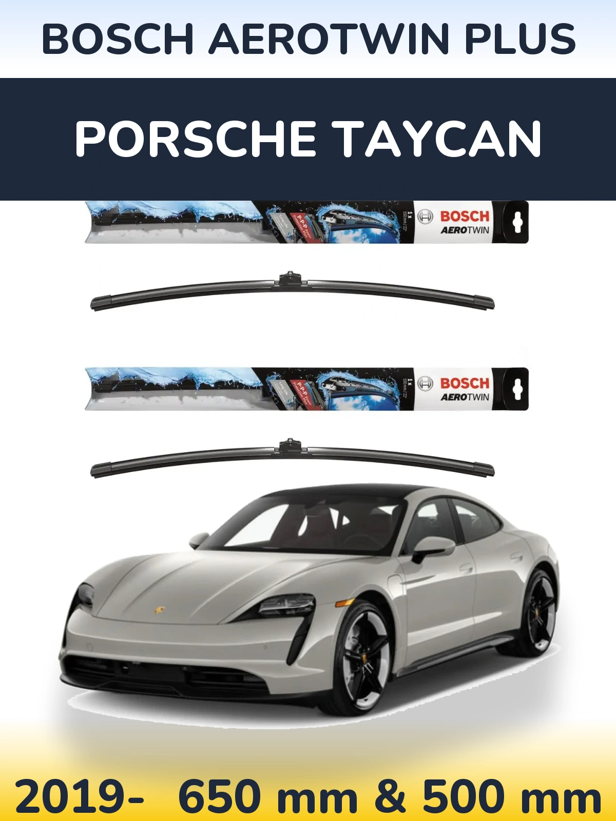 Ștergătoare BOSCH AeroTwin Plus pentru Porsche Taycan