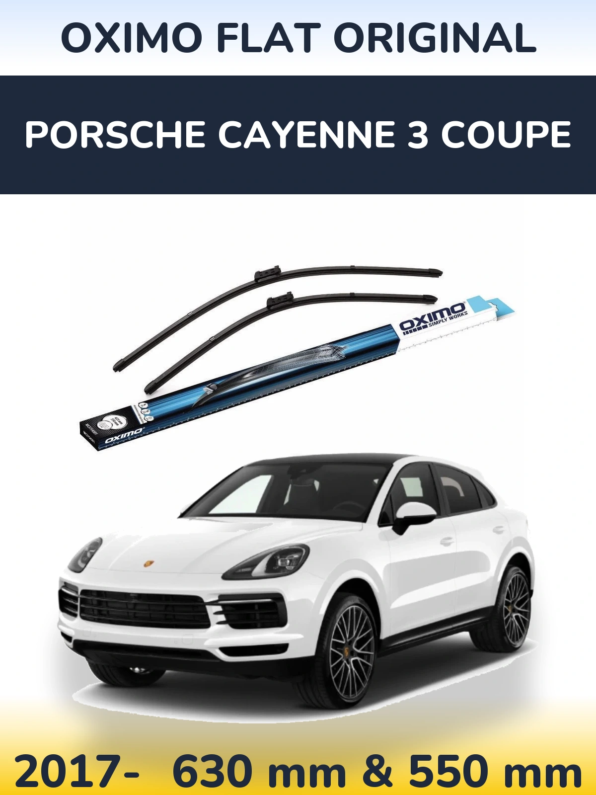 Ștergătoare Oximo Flat Original pentru Porsche Cayenne 3 Coupe
