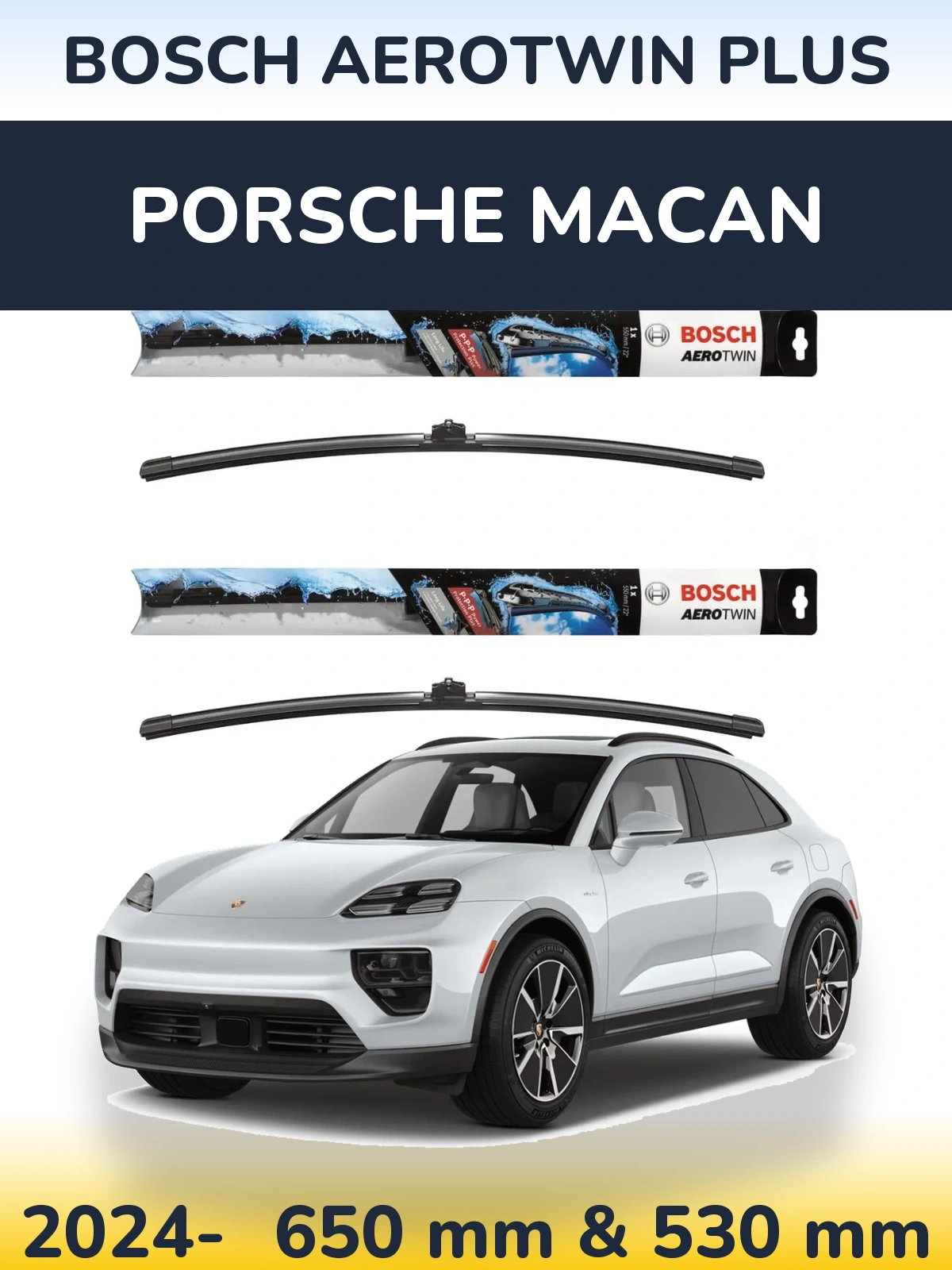 Ștergătoare BOSCH AeroTwin Plus pentru Porsche Macan