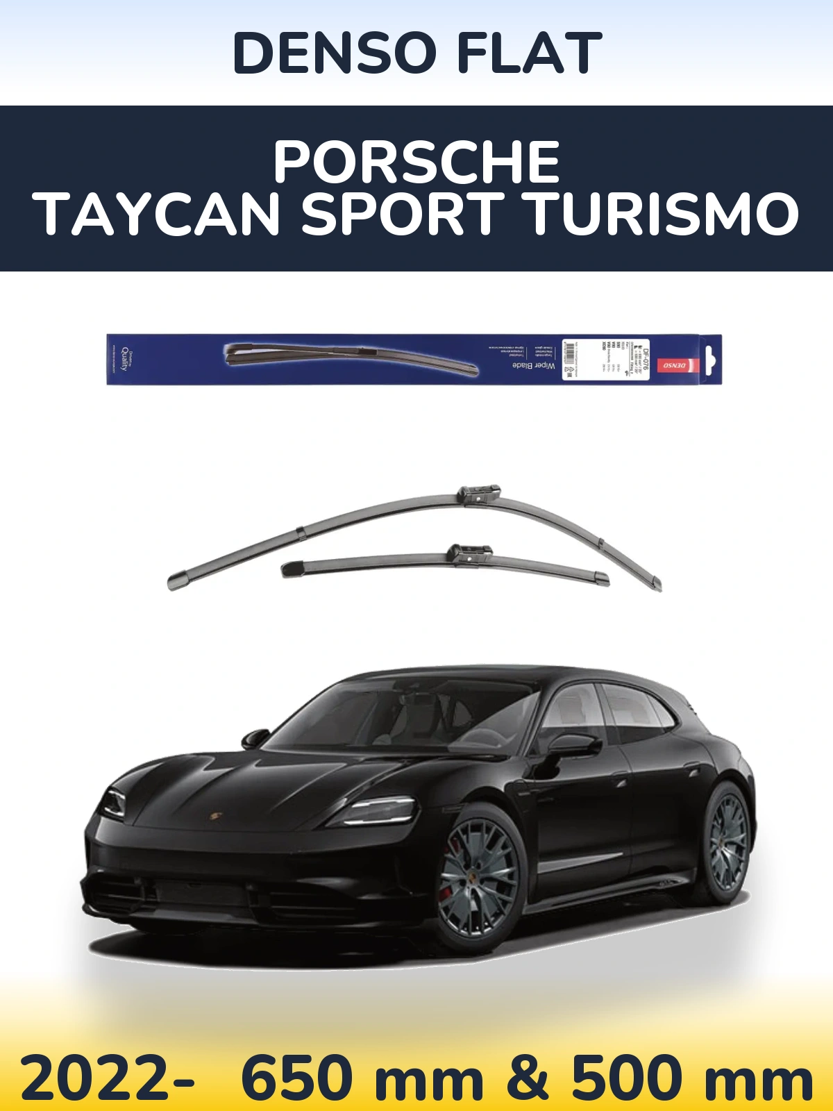 Ștergătoare Denso Flat pentru Porsche Taycan Sport Turismo