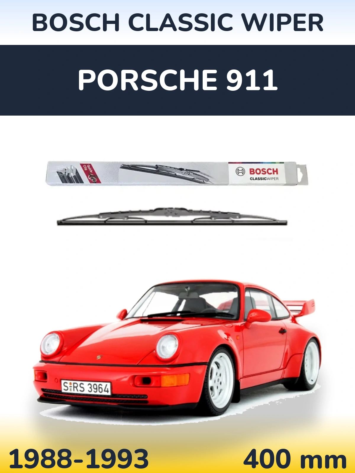 Ștergătoare BOSCH Classic Wiper pentru Porsche 911