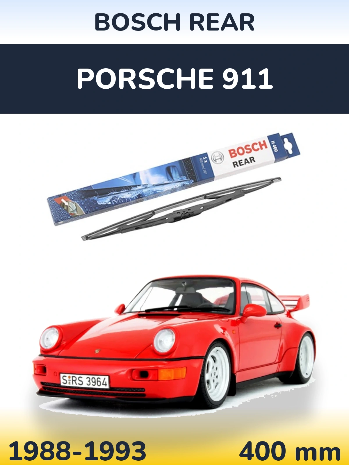 Ștergătoare BOSCH Rear pentru Porsche 911