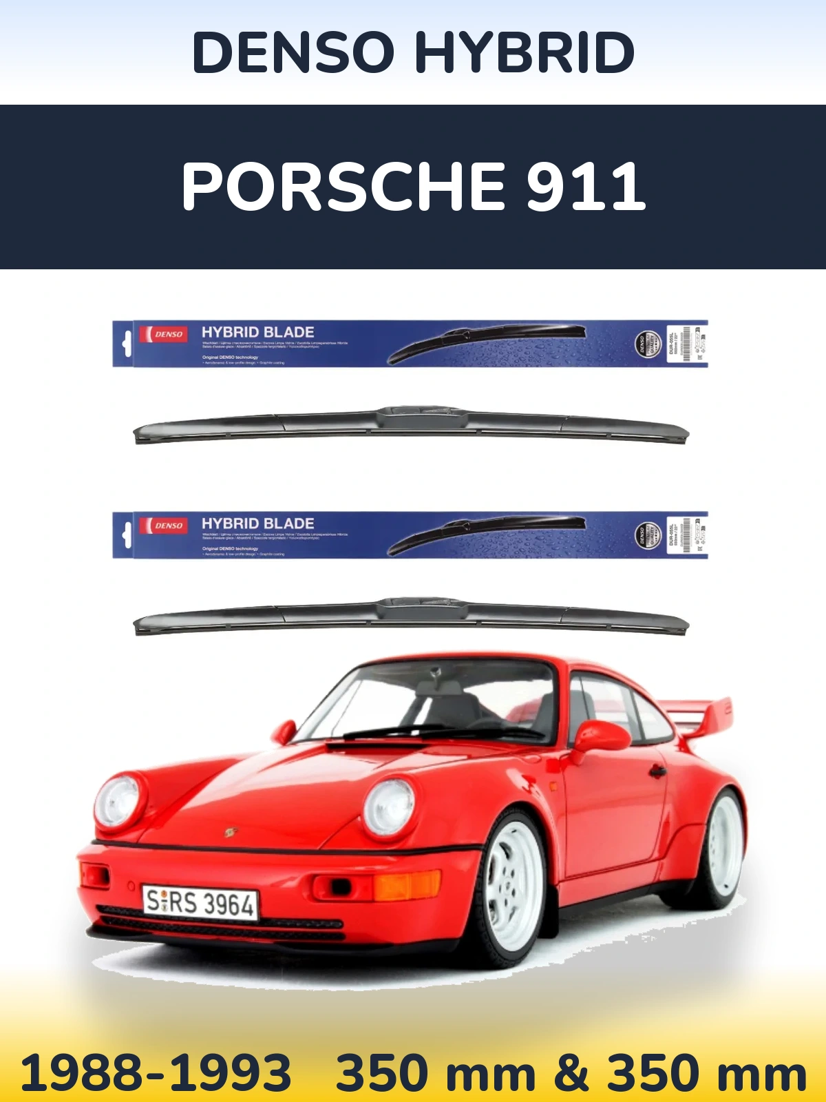 Ștergătoare Denso Hybrid pentru Porsche 911