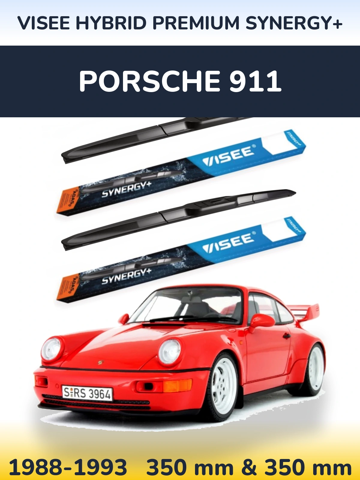 Ștergătoare VISEE HYBRID PREMIUM SYNERGY+ pentru Porsche 911