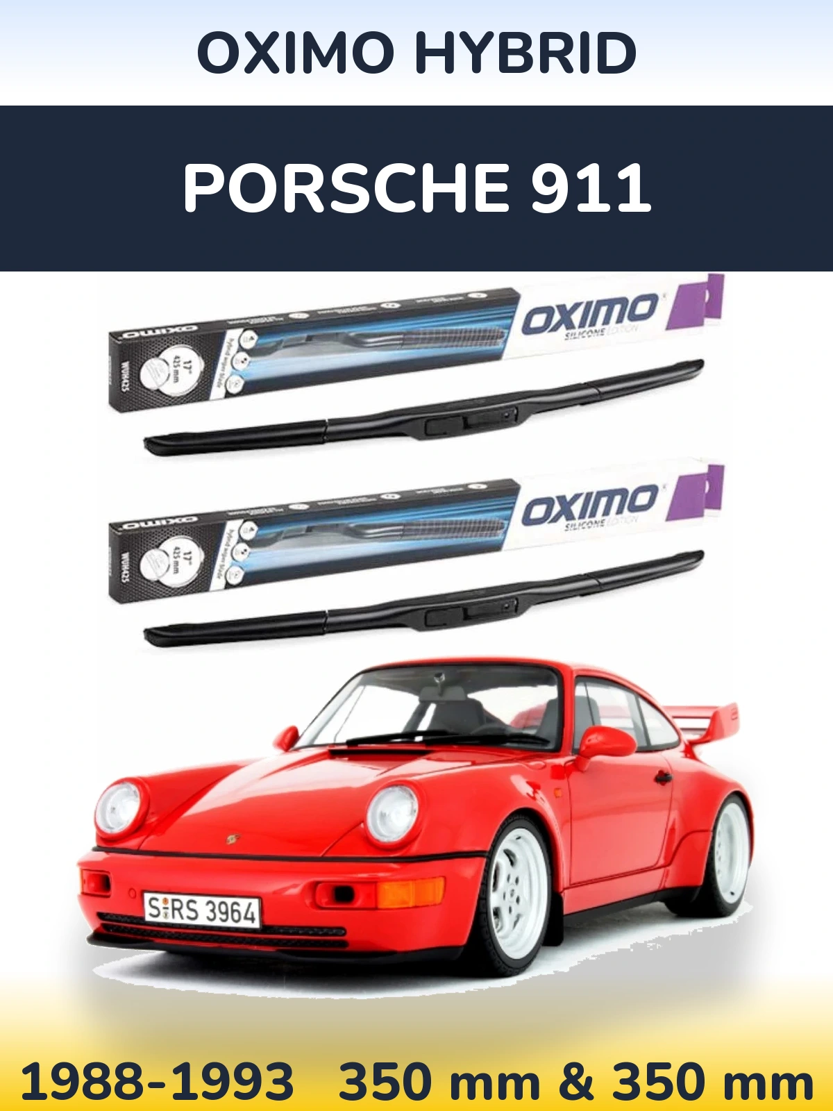 Ștergătoare Oximo Hybrid pentru Porsche 911