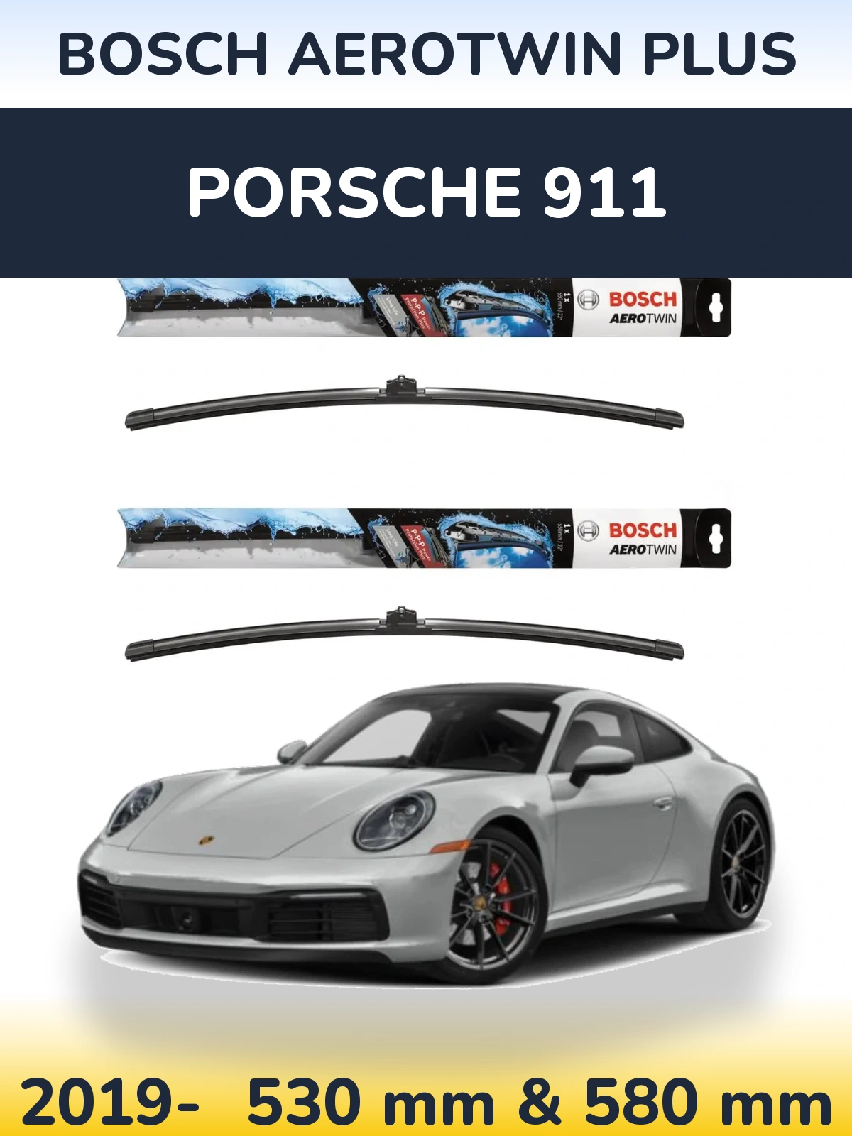 Ștergătoare BOSCH AeroTwin Plus pentru Porsche 911