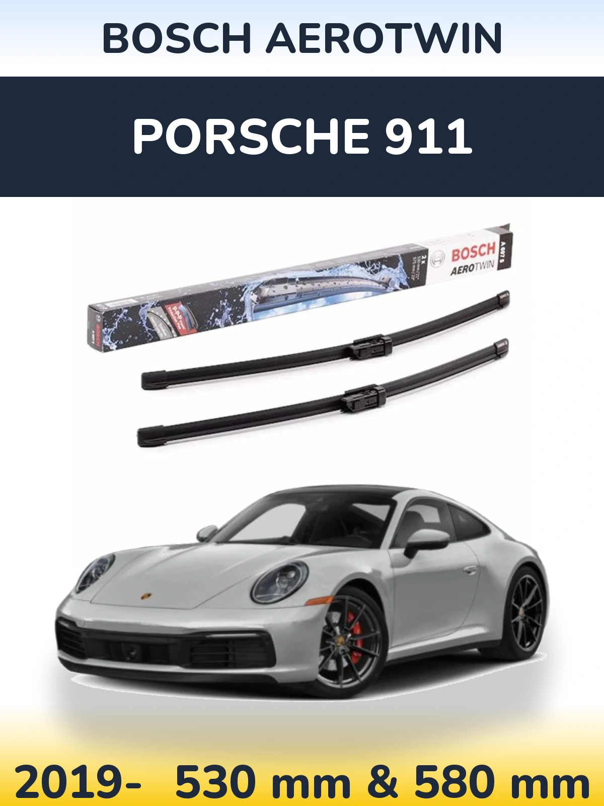 Ștergătoare BOSCH AeroTwin pentru Porsche 911