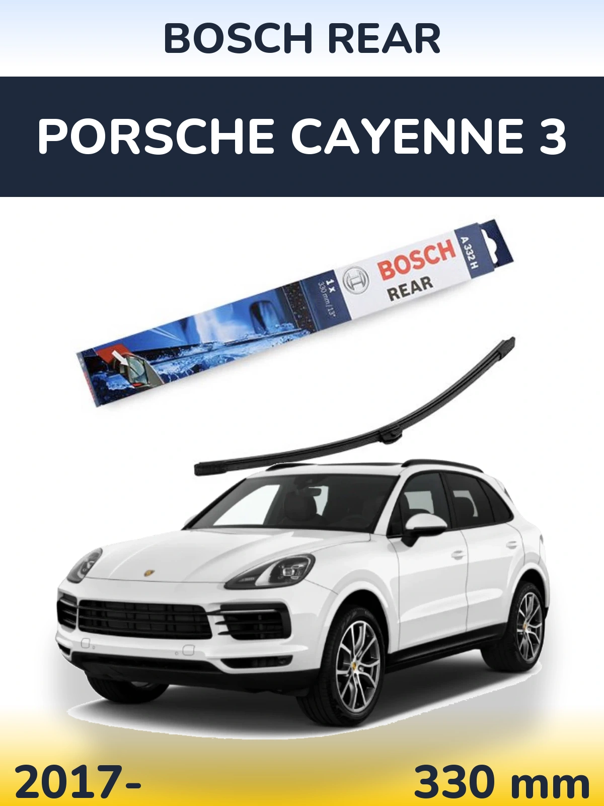 Ștergătoare BOSCH Rear pentru Porsche Cayenne 3
