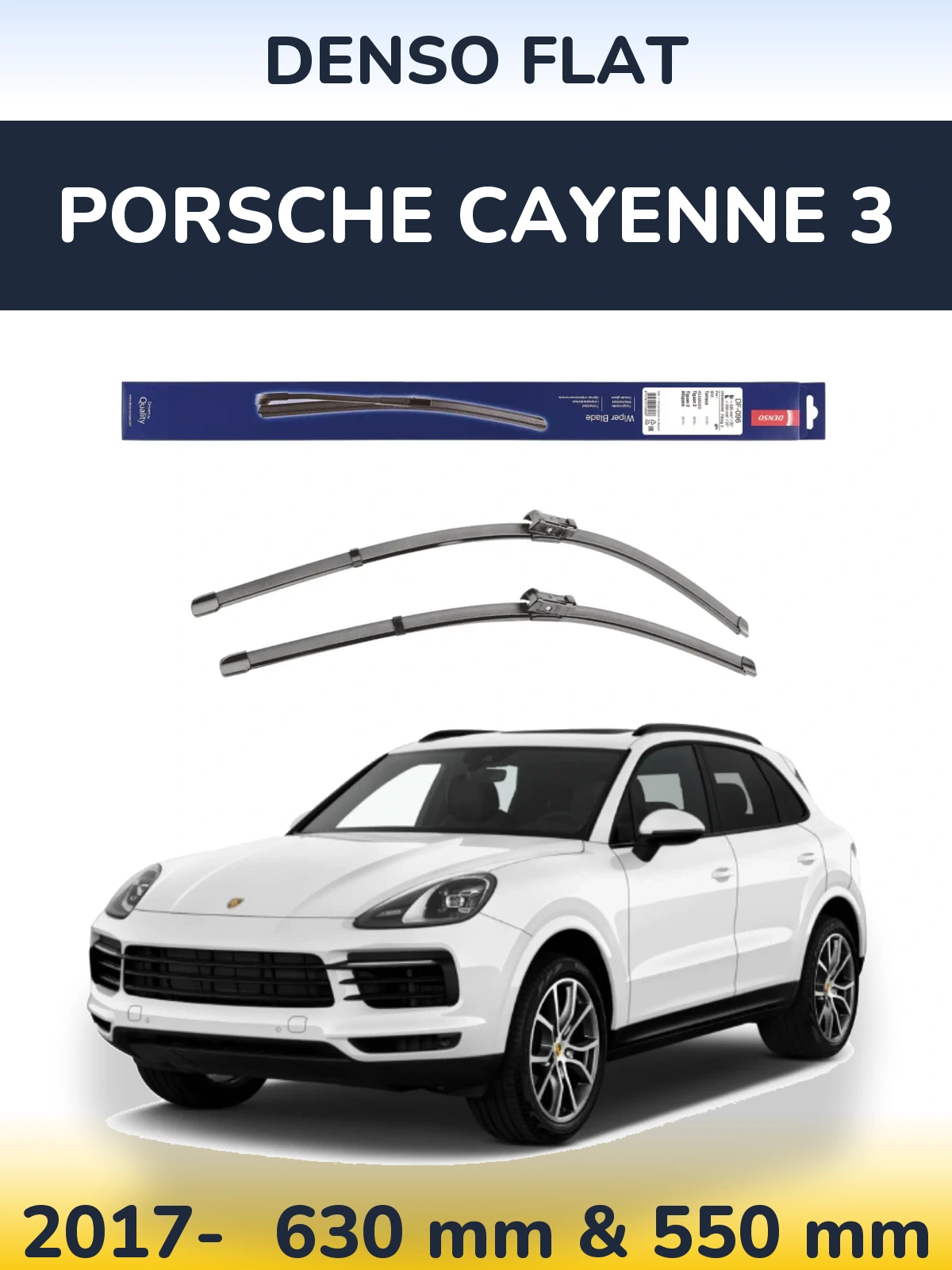 Ștergătoare Denso Flat pentru Porsche Cayenne 3