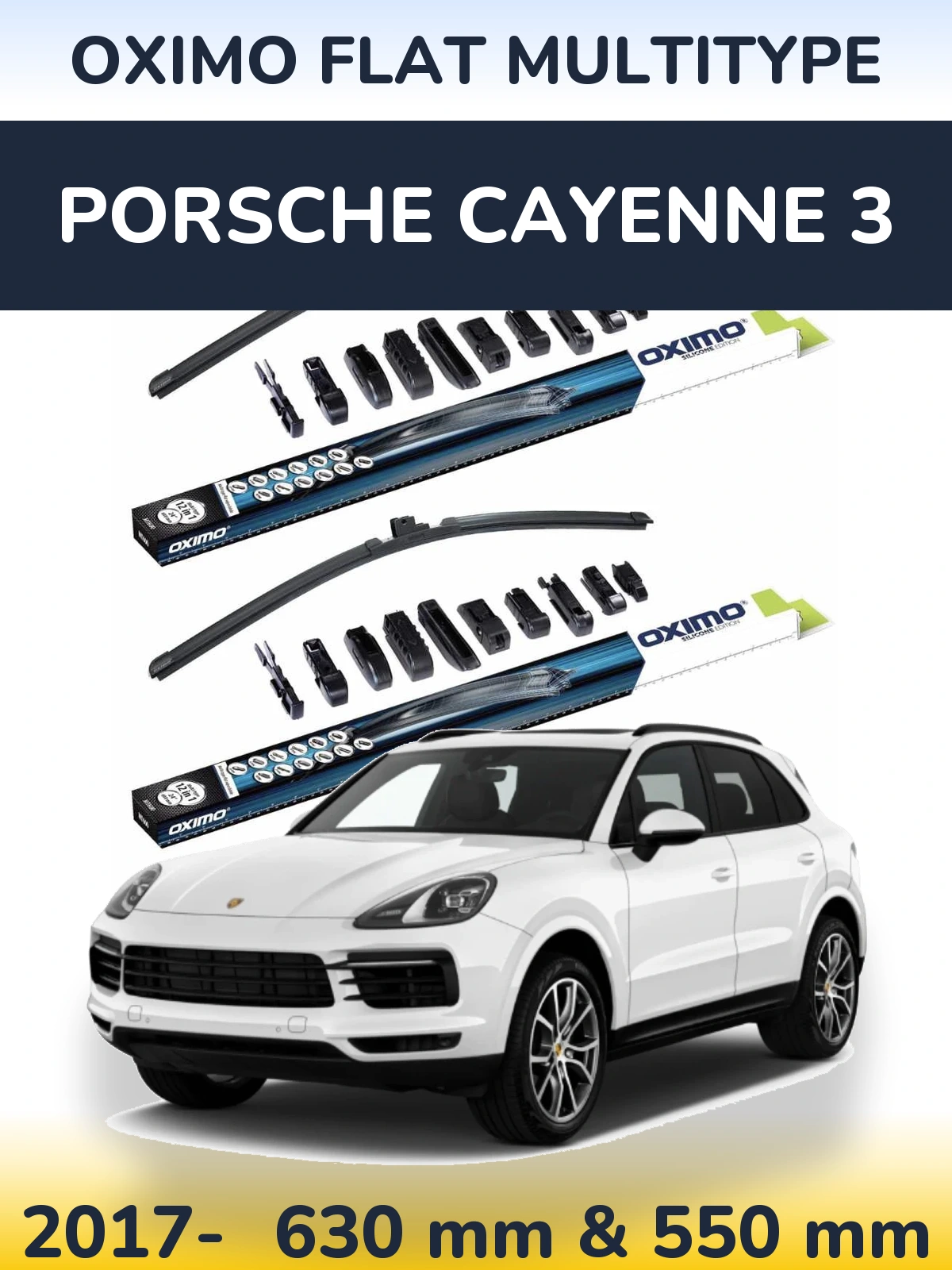 Ștergătoare Oximo Flat MultiTipe pentru Porsche Cayenne 3