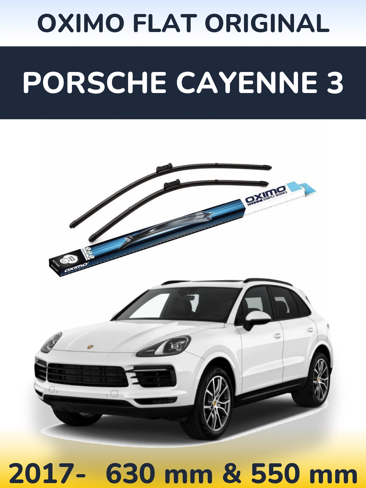 Ștergătoare Oximo Flat Original pentru Porsche Cayenne 3