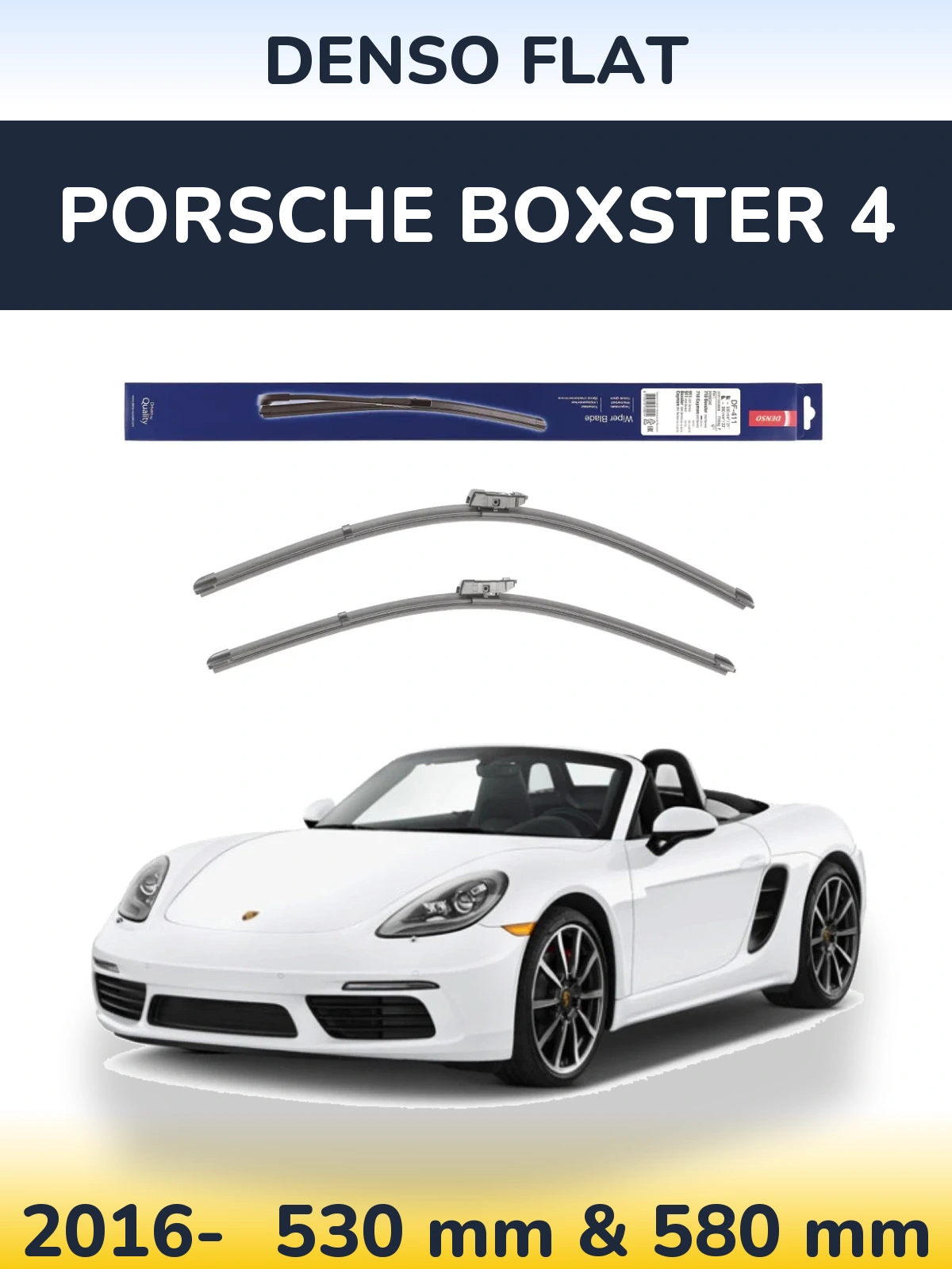 Ștergătoare Denso Flat pentru Porsche Boxster 4