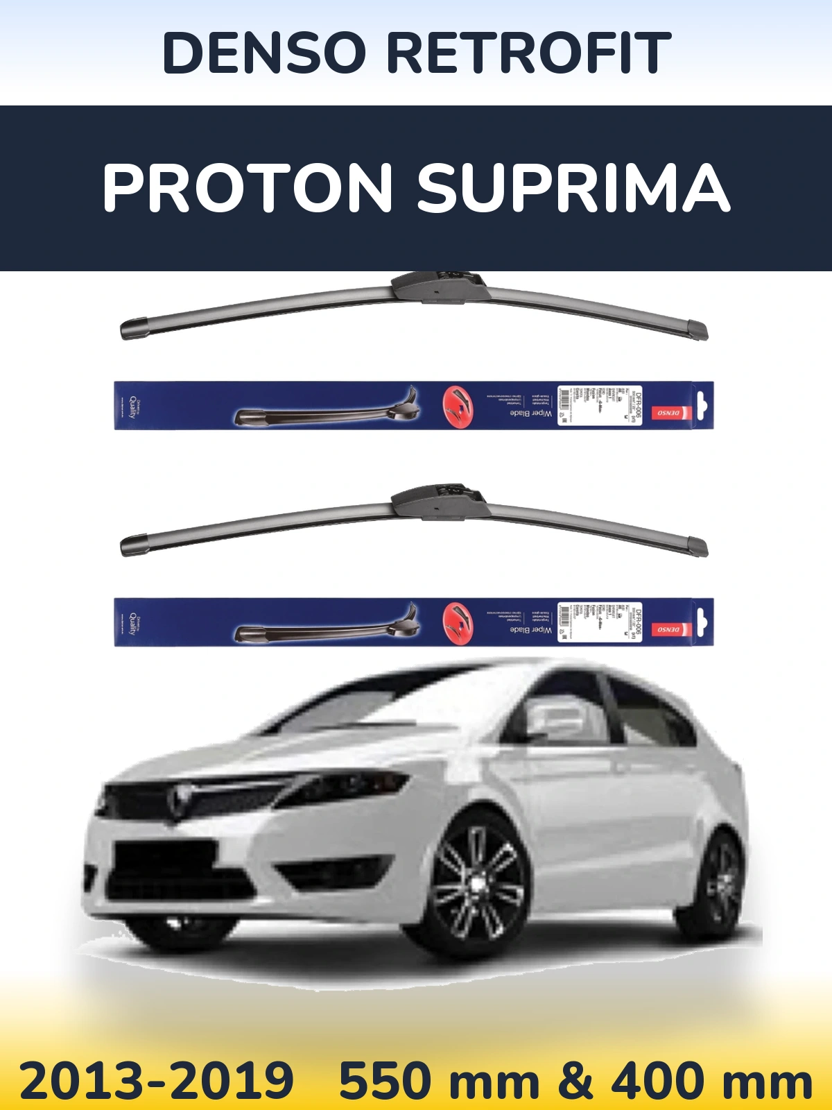 Ștergătoare Denso Retrofit pentru Proton Suprima