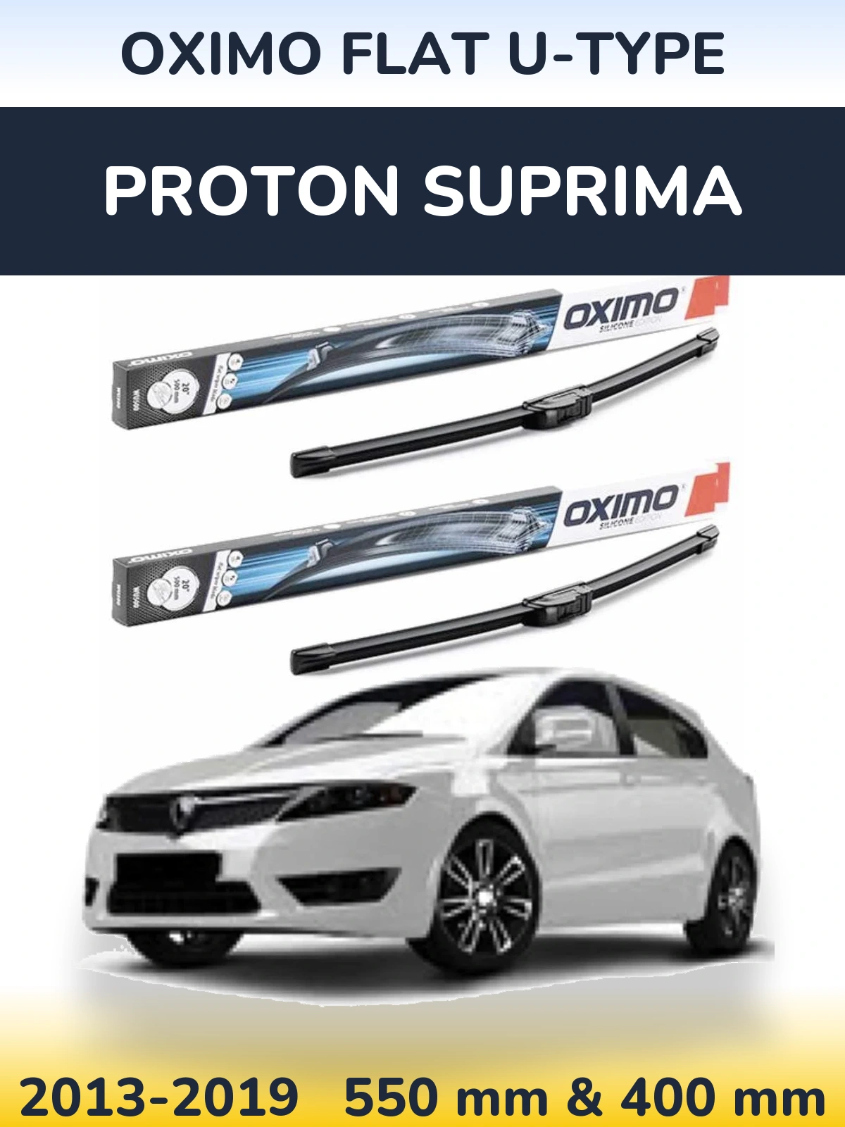 Ștergătoare Oximo Flat U-type pentru Proton Suprima