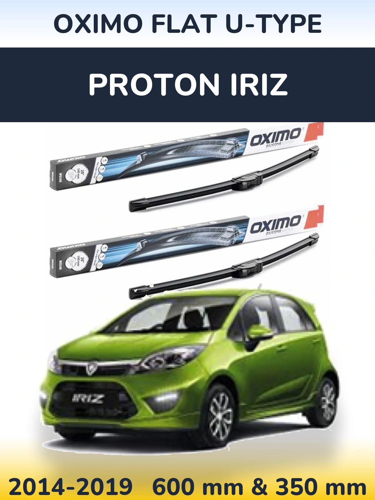 Ștergătoare Oximo Flat U-type pentru Proton Iriz