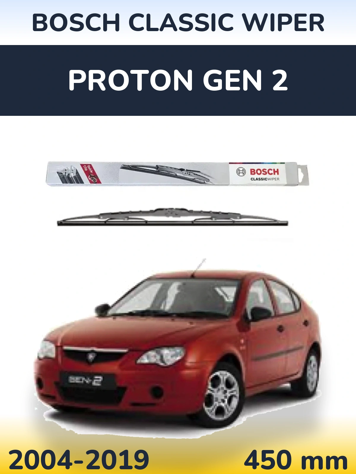 Ștergătoare BOSCH Classic Wiper pentru Proton Gen 2