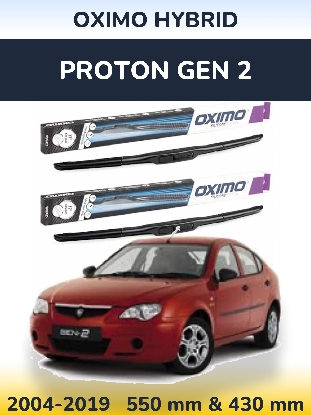 Ștergătoare Oximo Hybrid pentru Proton Gen 2