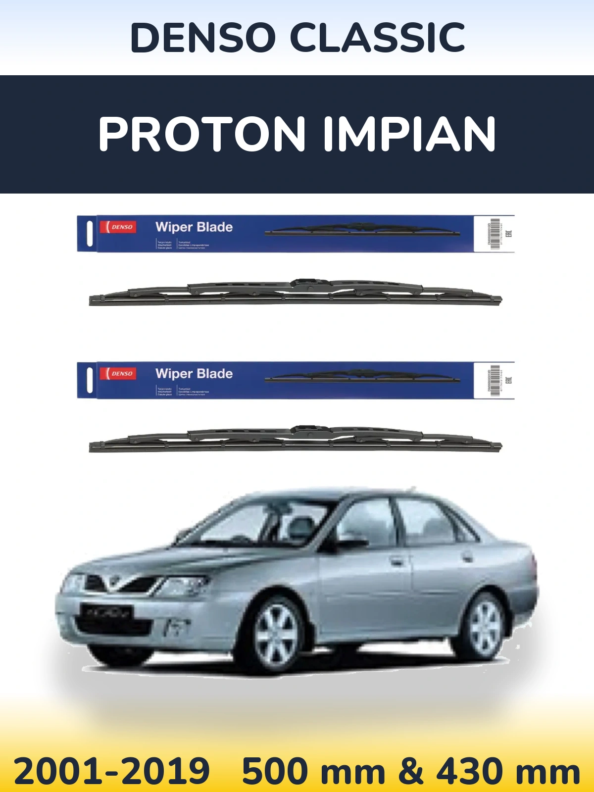 Ștergătoare Denso Classic pentru Proton Impian