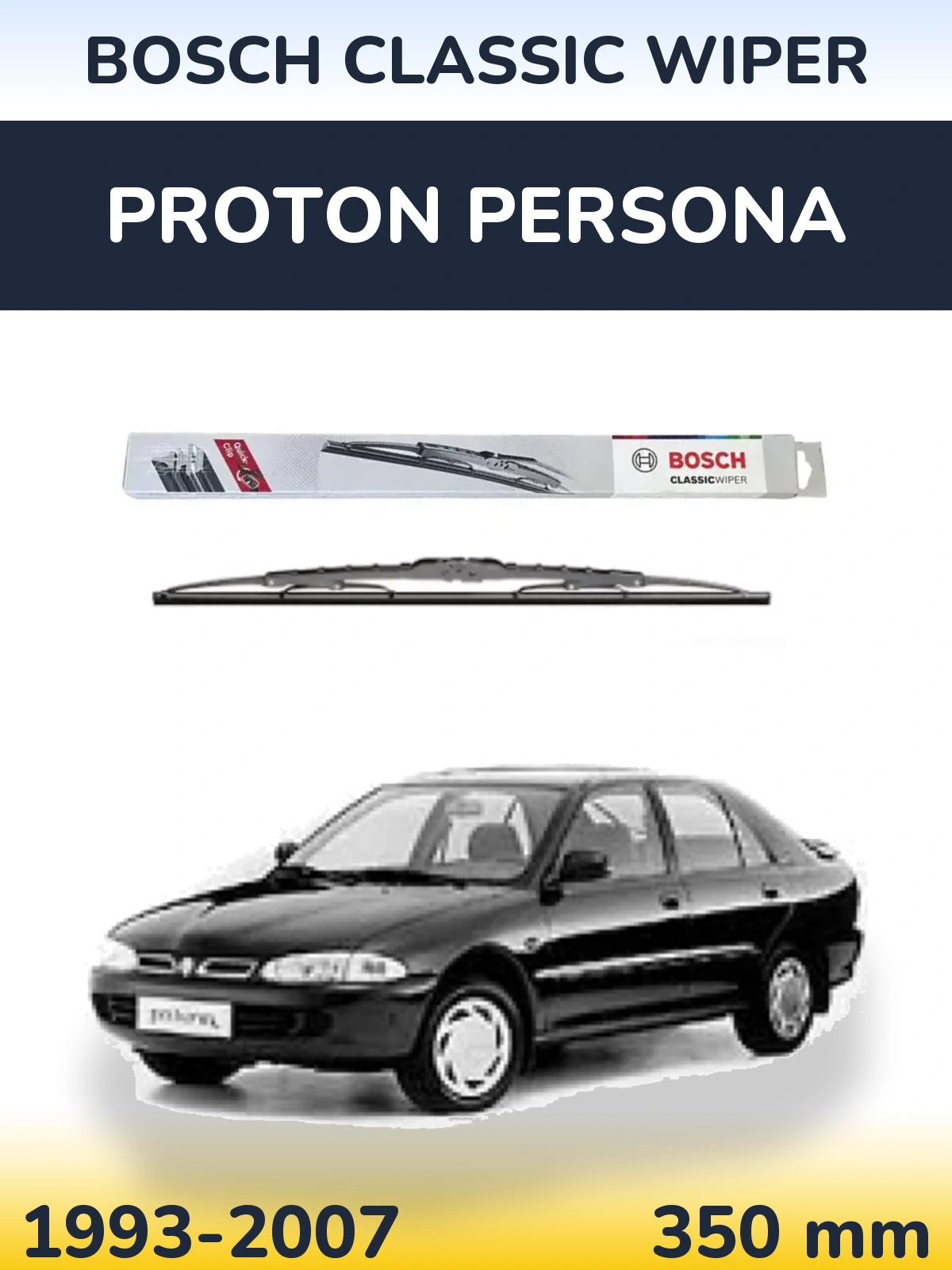 Ștergătoare BOSCH Classic Wiper pentru Proton Persona