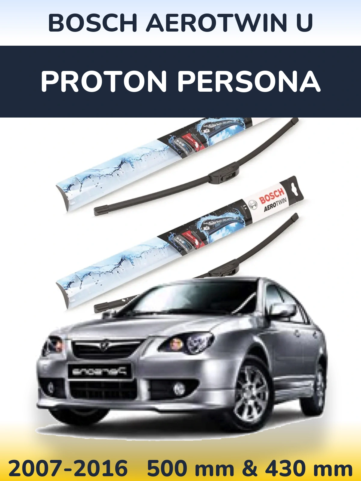 Ștergătoare BOSCH AeroTwin U pentru Proton Persona