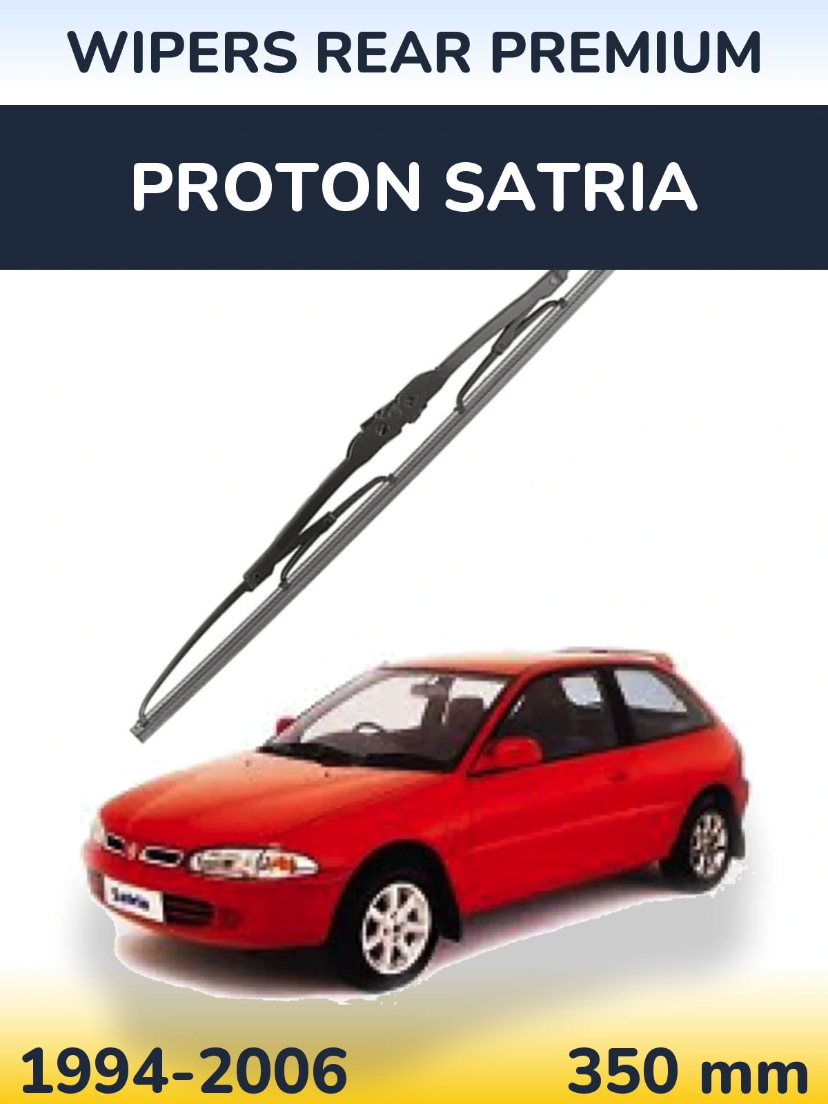 Ștergătoare WIPERS REAR PREMIUM pentru Proton Satria