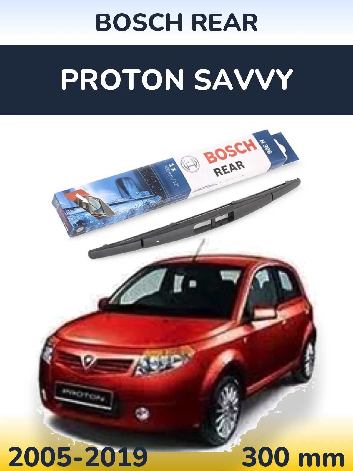 Ștergătoare BOSCH Rear pentru Proton Savvy