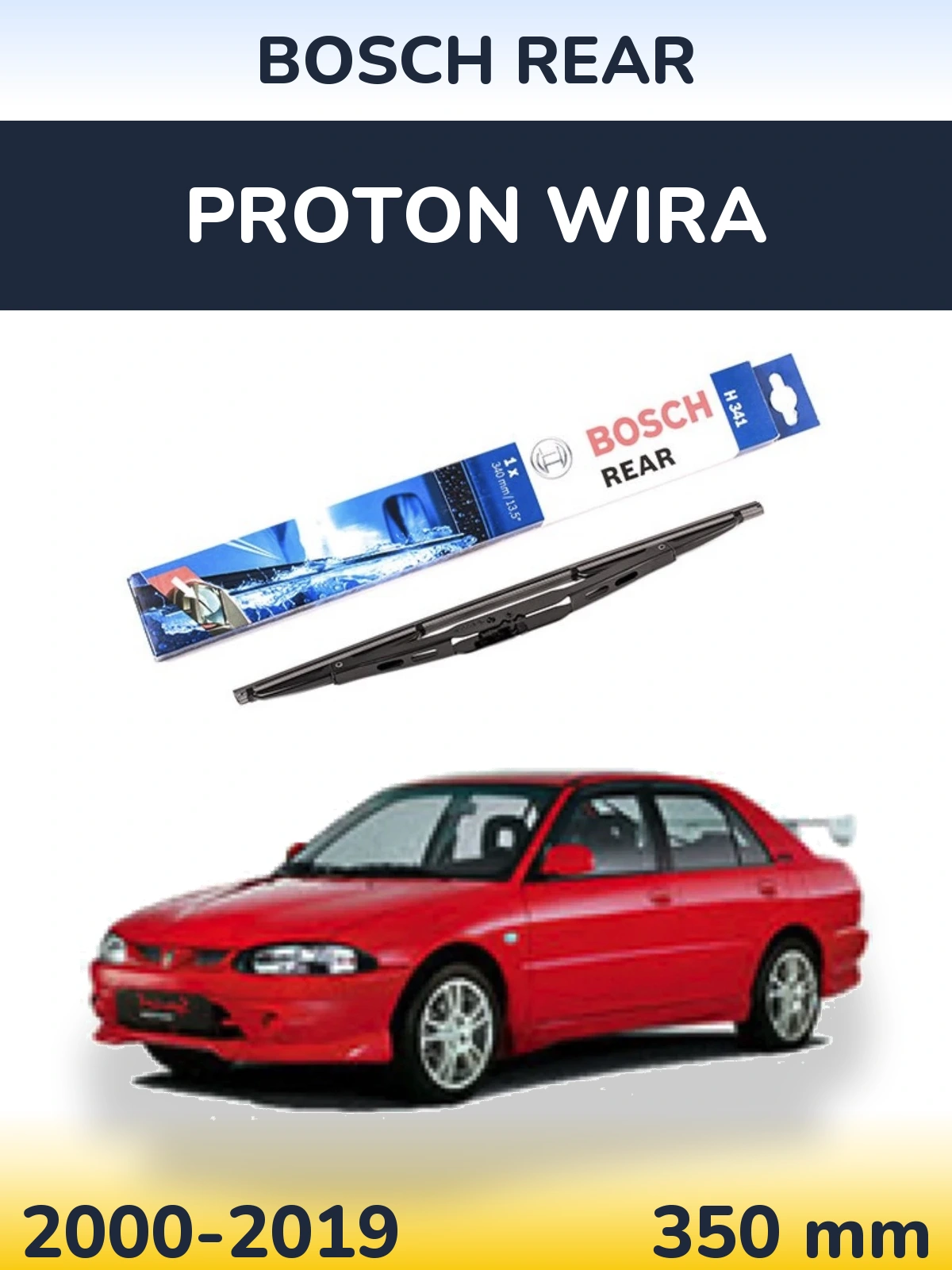 Ștergătoare BOSCH Rear pentru Proton Wira